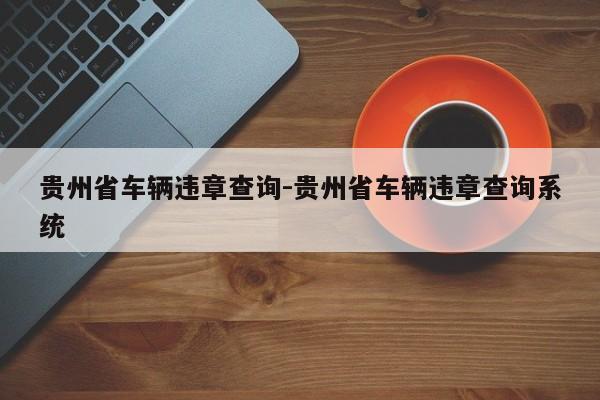 贵州省车辆违章查询-贵州省车辆违章查询系统